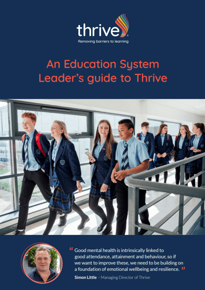 Education System Leaders guide to Thrive - Cover